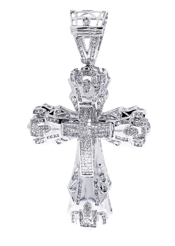 Diamond Cross Pendant| 1.98 Carats| 24.56 Grams