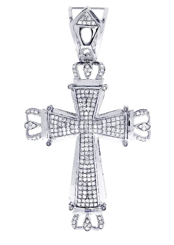 Diamond Cross Pendant| 2.01 Carats| 17.84 Grams