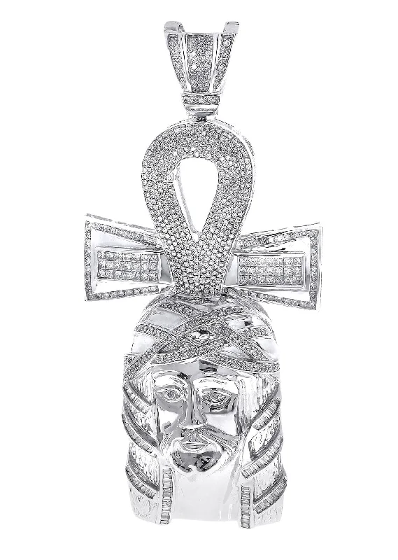 Diamond Cross Pendant| 5.27 Carats| 48.65 Grams