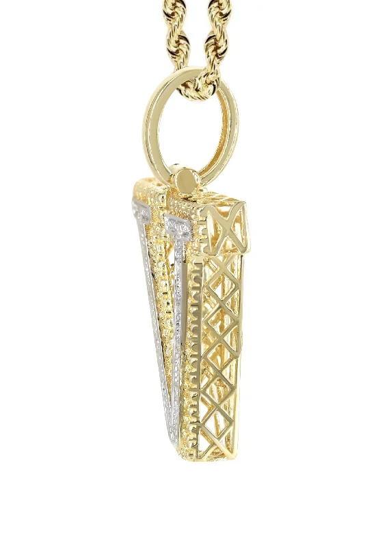 diamond-10k-yellow-gold-cuban-chain-letter-v-pendant-appx-13-9-grams