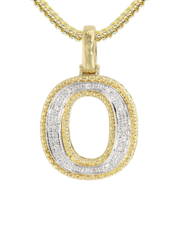 diamond-10k-yellow-gold-franco-chain-letter-o-pendant-appx-13-8-grams