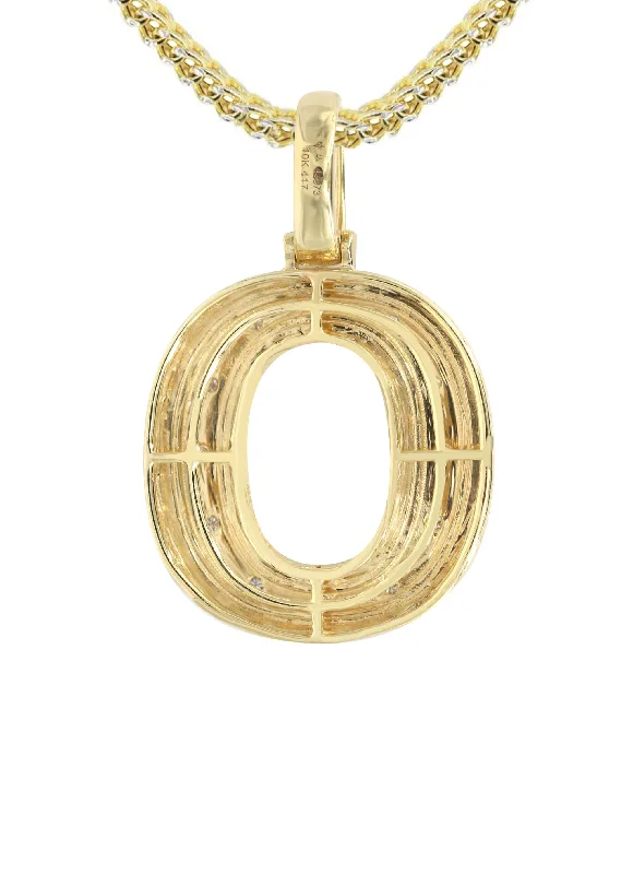 diamond-10k-yellow-gold-franco-chain-letter-o-pendant-appx-13-8-grams