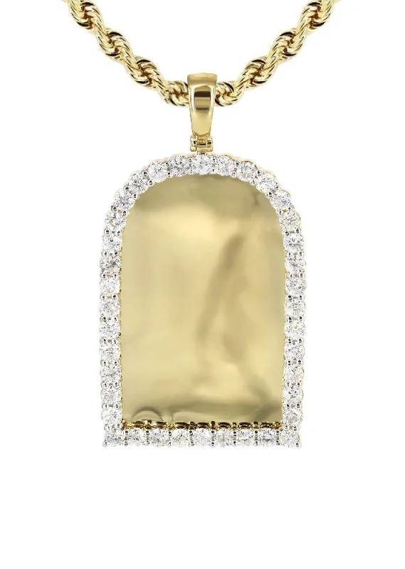 diamond-10k-yellow-gold-medium-headstone-picture-pendant-rope-chain-3-85-carats-appx-24-grams