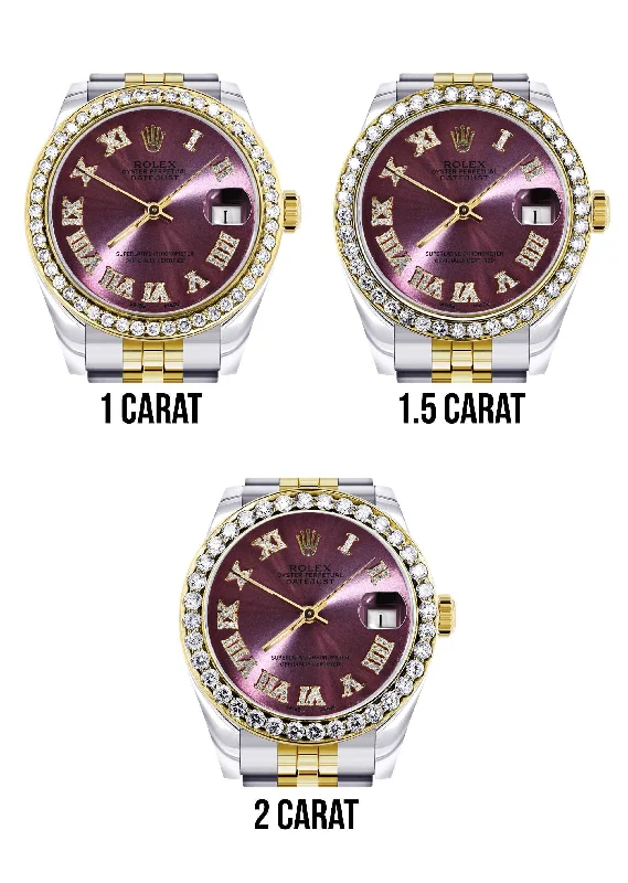 diamond-gold-rolex-watch-diamond-bezel-31mm-purple-roman-numeral-diamond-dial-jubilee-band