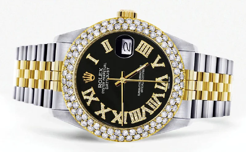 diamond-gold-rolex-watch-for-men-16233-36mm-black-roman-dial-two-row-4-25-carat-bezel-jubilee-band