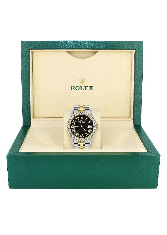 diamond-gold-rolex-watch-for-men-16233-36mm-black-roman-dial-two-row-4-25-carat-bezel-jubilee-band