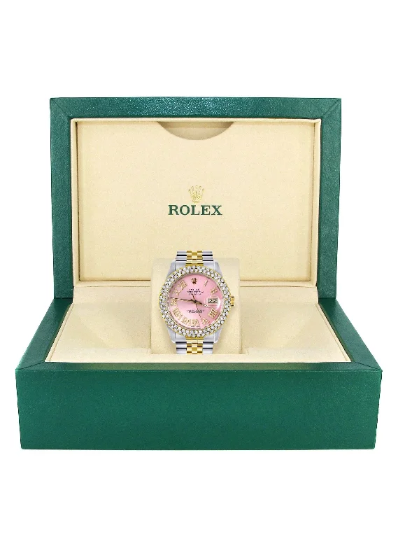 diamond-gold-rolex-watch-for-men-16233-36mm-custom-pink-dial-two-row-4-25-carat-bezel-jubilee-band