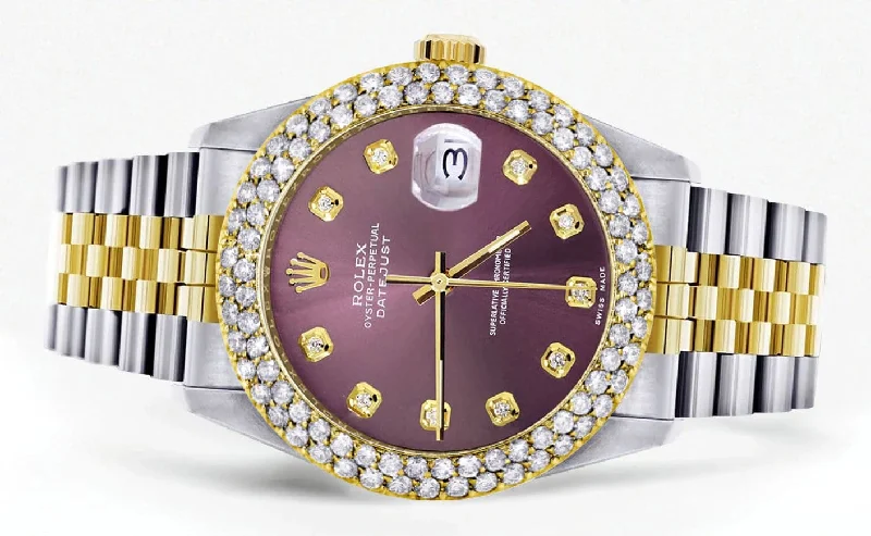 diamond-gold-rolex-watch-for-men-16233-36mm-custom-purple-dial-two-row-4-25-carat-bezel-jubilee-band