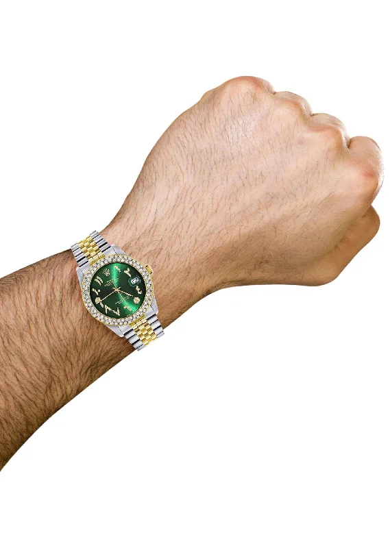 diamond-gold-rolex-watch-for-men-16233-36mm-green-arabic-diamond-dial-two-row-4-25-carat-bezel-jubilee-band