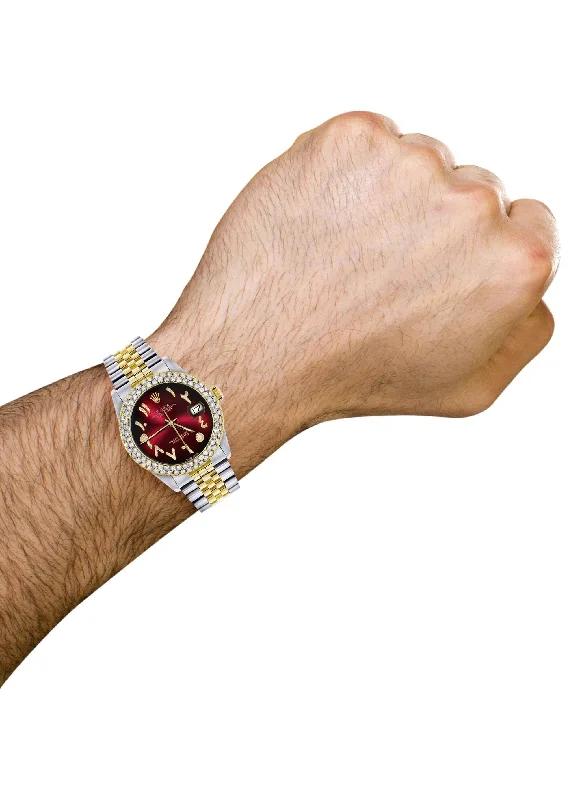 diamond-gold-rolex-watch-for-men-16233-36mm-red-black-arabic-diamond-dial-two-row-4-25-carat-bezel-jubilee-band