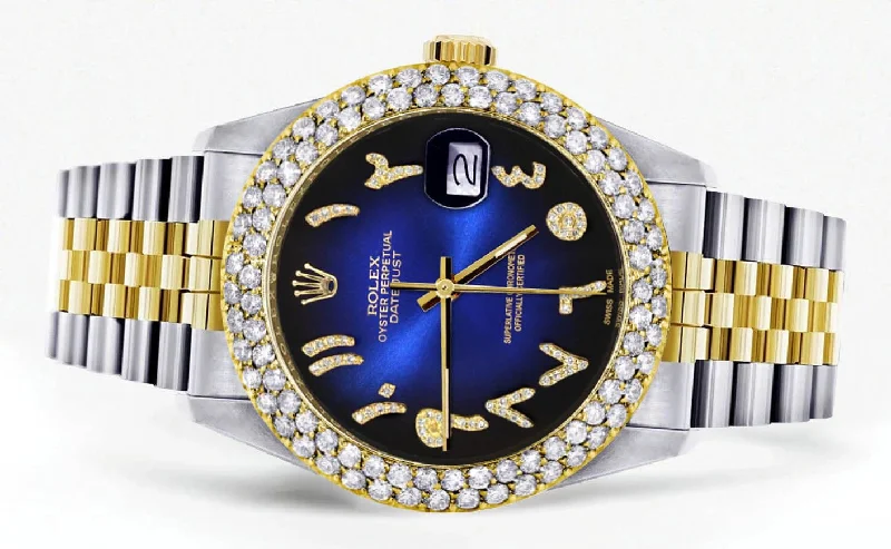 diamond-gold-rolex-watch-for-women-16233-36mm-blue-black-arabic-diamond-dial-two-row-4-25-carat-bezel-jubilee-band