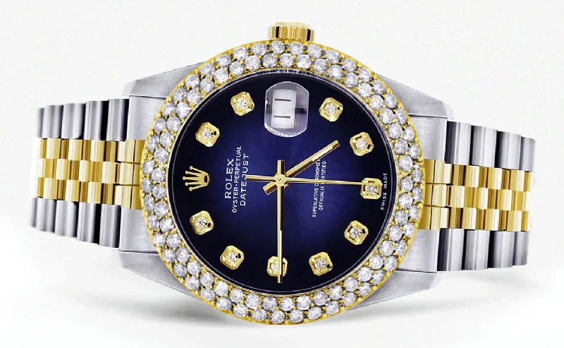 diamond-gold-rolex-watch-for-women-16233-36mm-blue-black-dial-two-row-4-25-carat-bezel-jubilee-band