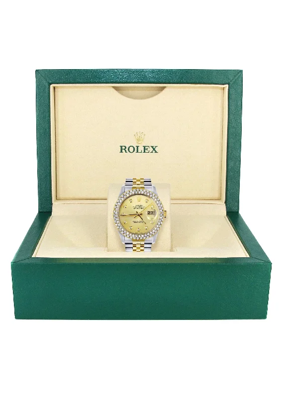 diamond-gold-rolex-watch-for-women-16233-36mm-custom-gold-dial-two-row-4-25-carat-bezel-jubilee-band