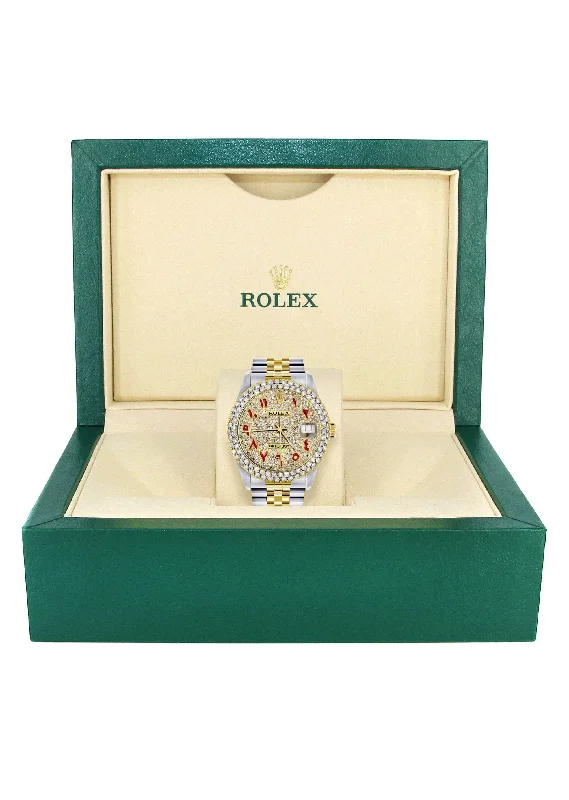 diamond-gold-rolex-watch-for-women-16233-36mm-custom-red-arabic-full-diamond-dial-two-row-4-25-carat-bezel-jubilee-band