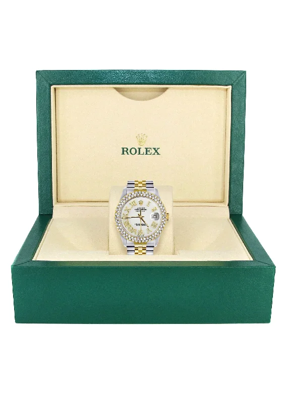 diamond-gold-rolex-watch-for-women-16233-36mm-diamond-white-roman-numeral-dial-two-row-4-25-carat-bezel-jubilee-band