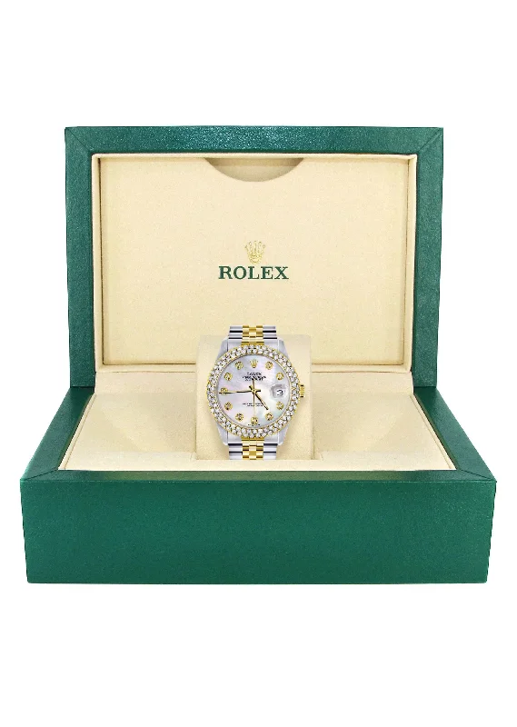 diamond-gold-rolex-watch-for-women-16233-36mm-mother-of-pearl-dial-two-row-4-25-carat-bezel-jubilee-band