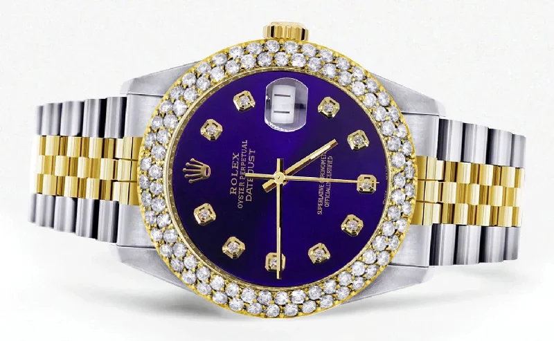 diamond-gold-rolex-watch-for-women-16233-36mm-royal-blue-dial-two-row-4-25-carat-bezel-jubilee-band