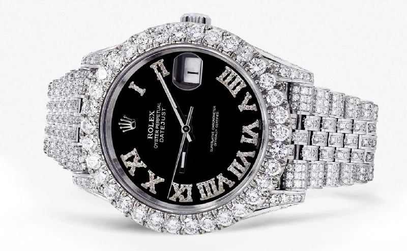 diamond-iced-out-rolex-datejust-41-15-69-carats-of-diamonds-custom-black-roman-diamond-dial-jubilee-band