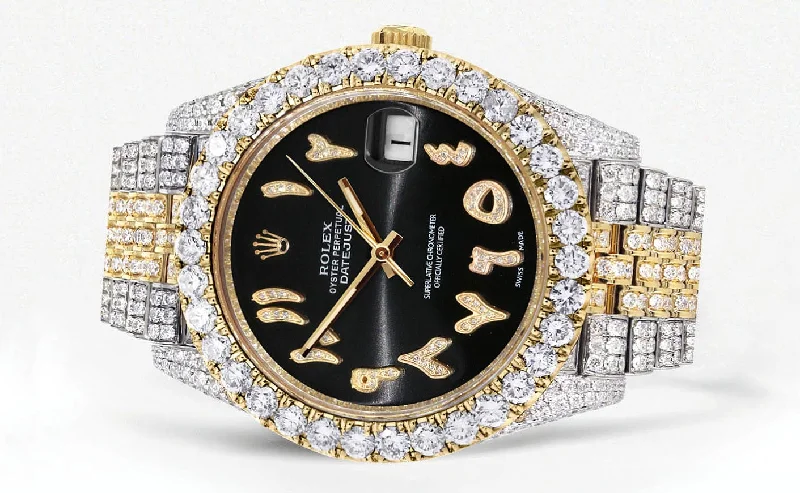 diamond-iced-out-rolex-datejust-41-25-carats-of-diamonds-custom-black-arabic-numeral-diamond-dial-oyster-band-3