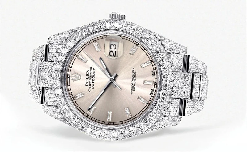 diamond-iced-out-rolex-datejust-41-25-carats-of-diamonds-custom-dawn-pink-dial-two-row-oyster-band