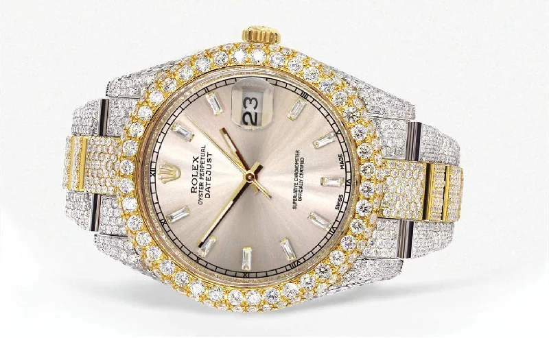 diamond-iced-out-rolex-datejust-41-25-carats-of-diamonds-custom-dawn-pink-dial-two-tone-two-row-oyster-band-1