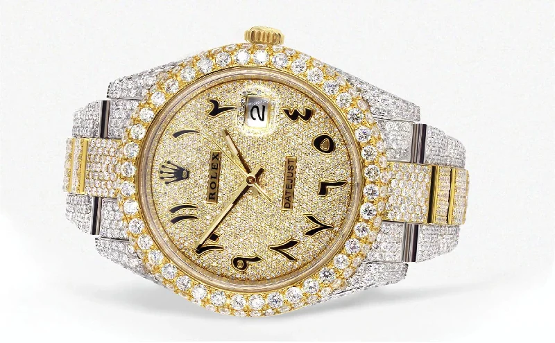 diamond-iced-out-rolex-datejust-41-25-carats-of-diamonds-custom-full-diamond-arabic-dial-oyster-band