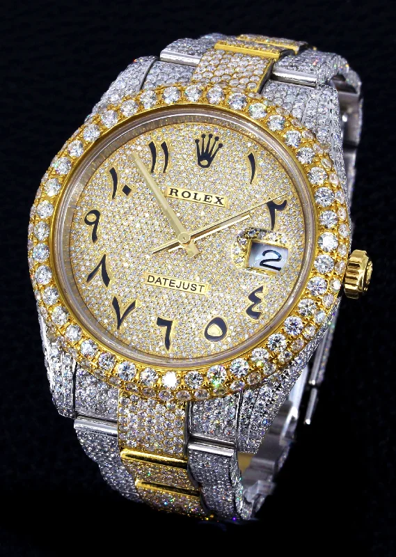 diamond-iced-out-rolex-datejust-41-25-carats-of-diamonds-custom-full-diamond-arabic-dial-oyster-band