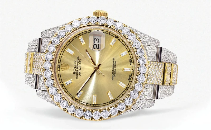 diamond-iced-out-rolex-datejust-41-25-carats-of-diamonds-custom-gold-diamond-dial-two-tone-oyster-band