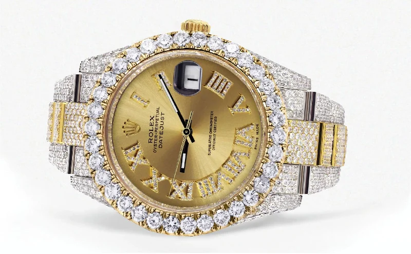 diamond-iced-out-rolex-datejust-41-25-carats-of-diamonds-custom-gold-roman-numeral-diamond-dial-oyster-band-1