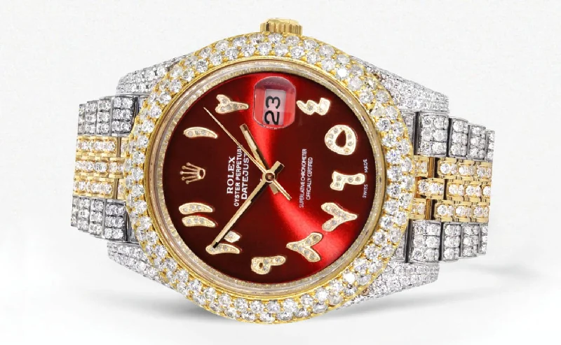 diamond-iced-out-rolex-datejust-41-25-carats-of-diamonds-custom-red-arabic-numeral-diamond-dial-jubilee-band-1