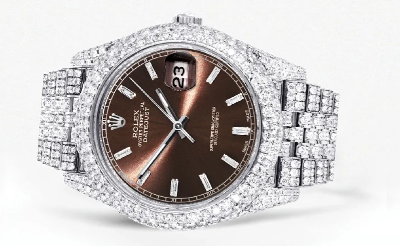 diamond-iced-out-rolex-datejust-41-25-carats-of-diamonds-morocco-brown-diamond-dial-two-row-jubilee-band