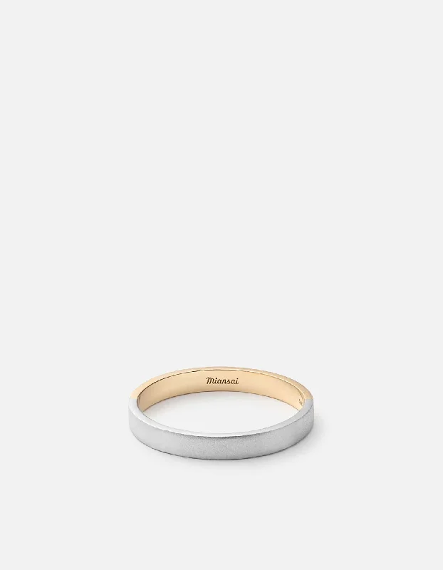 Edge Ring, 14k Gold