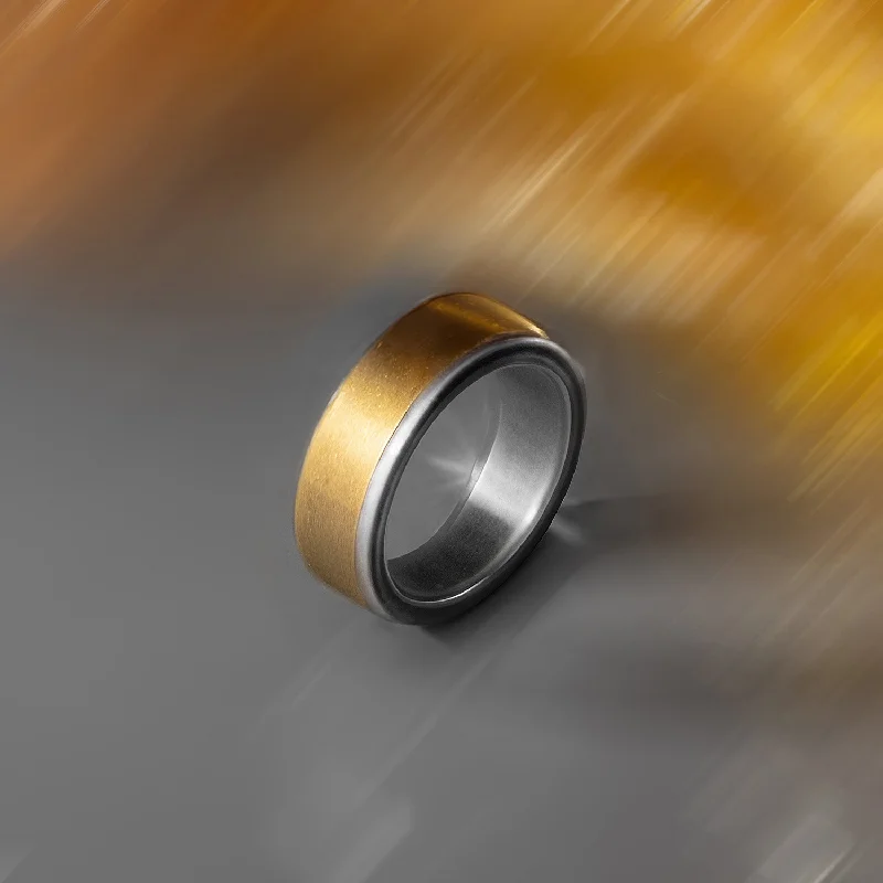 Gold On Silver Antony Ring