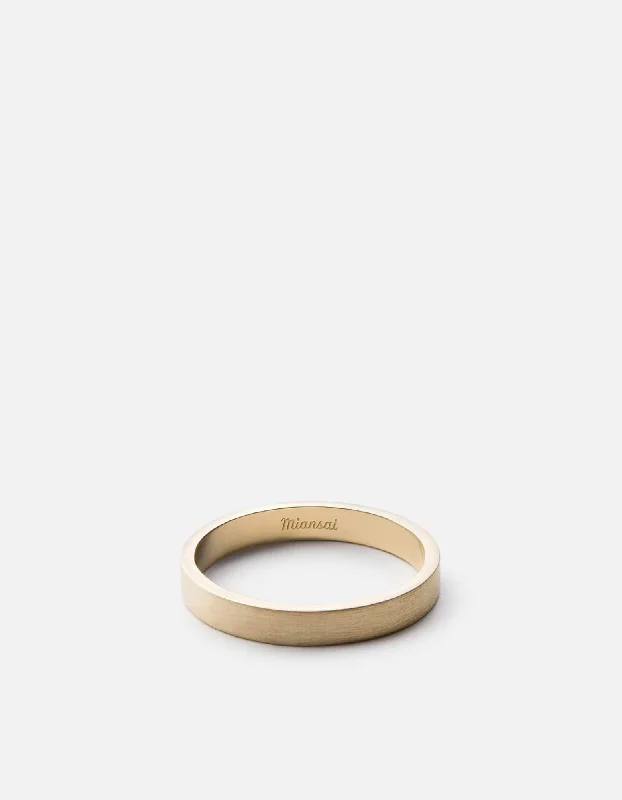 3mm Gold Band, 14k Gold