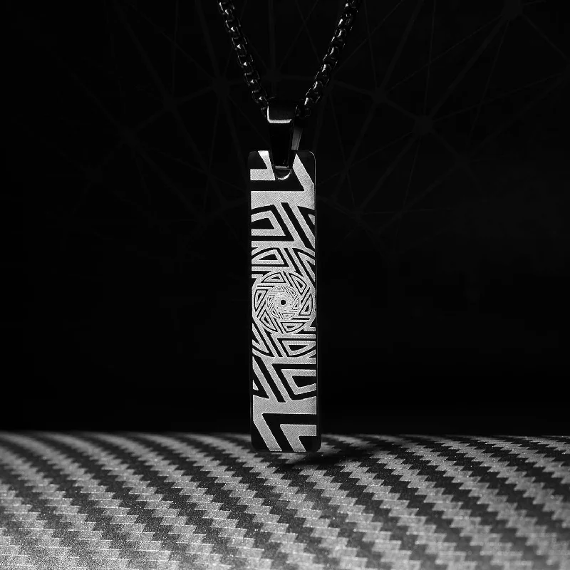 Infinite Zoom Mini Tag Necklace