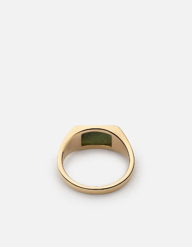 Gold Vermeil/Green