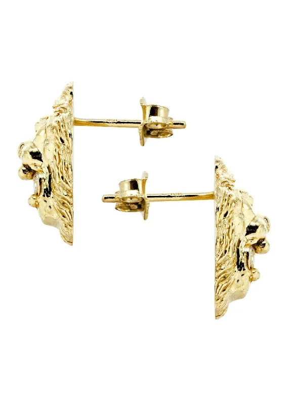 lion-head-10k-yellow-gold-earrings-appx-1-2-inches-wide