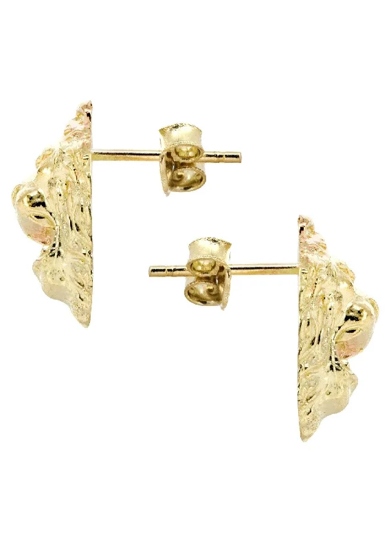 lion-head-10k-yellow-gold-earrings-appx-1-4-inches-wide