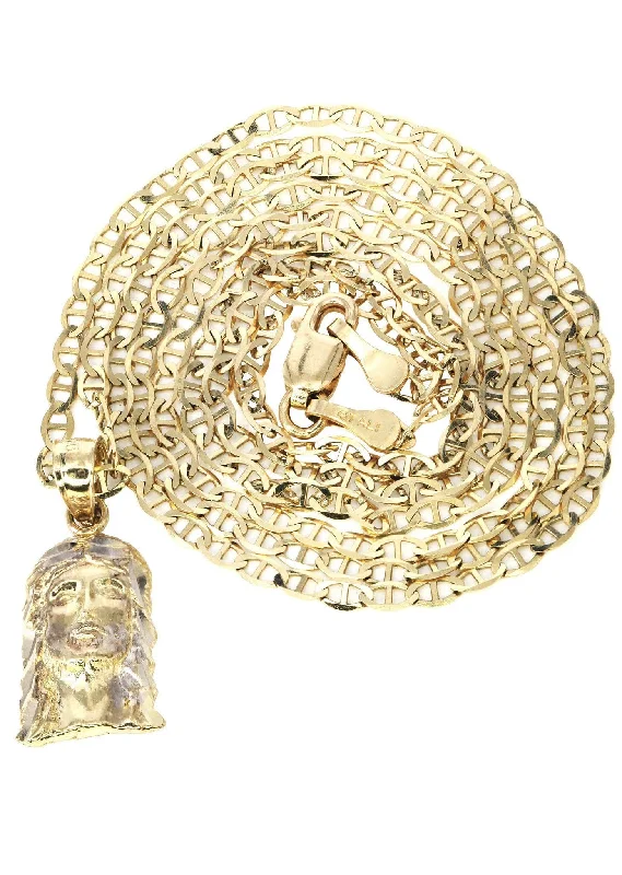 10K Gold Jesus Piece Necklace | Appx. 5.8 Grams