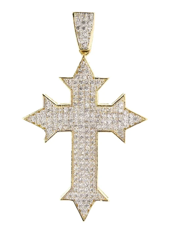 10K Gold Cross Pendant  |  5.3 Grams