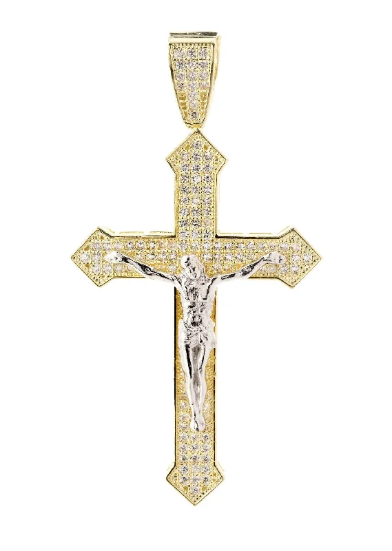 10K Gold Cross Pendant  |  6 Grams