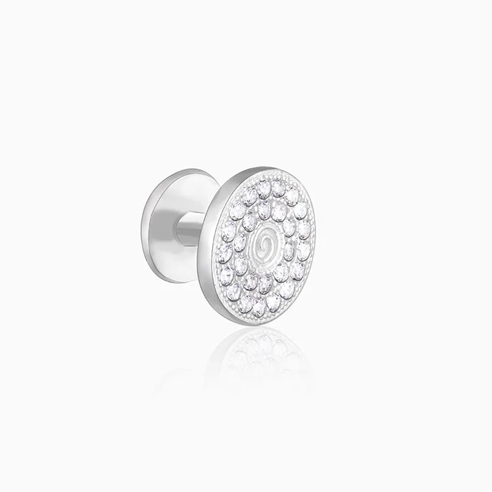 round-stoned-cufflink