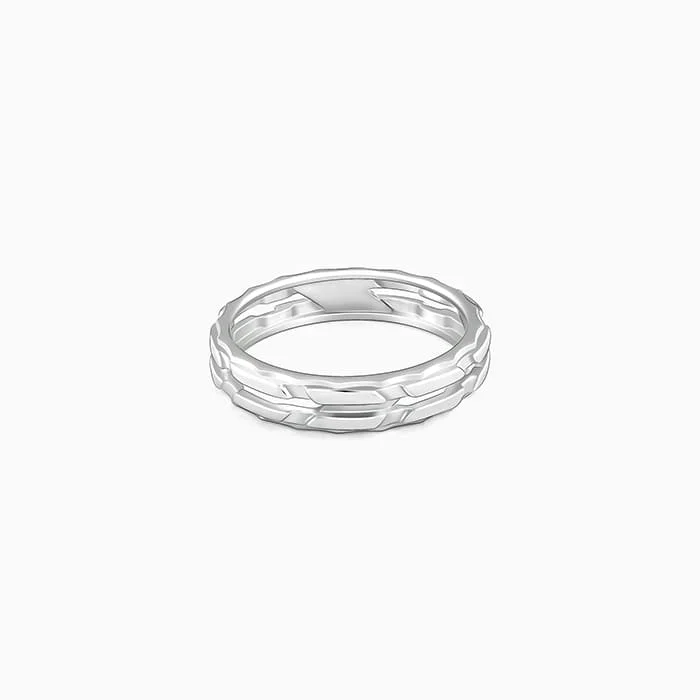 Silver Mirthful Ring For Him