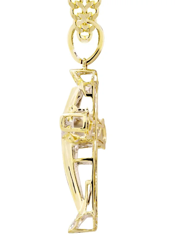 10k-yellow-gold-cross-pendant-cuban-chain-0-21-carats-1