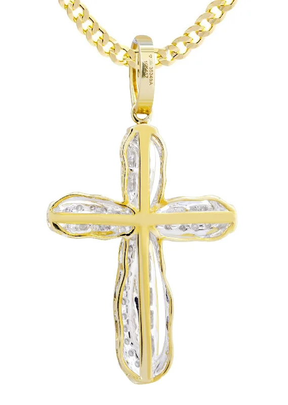 10k-yellow-gold-cross-pendant-cuban-chain-0-39-carats-1