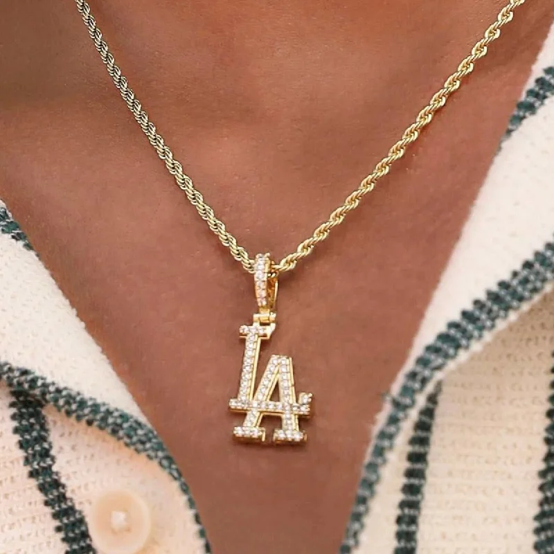 18k Vermeil Los Angeles Dodgers Micro Pendant