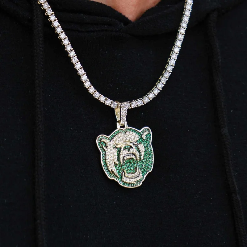 Baylor Bears Pendant - Yellow Gold