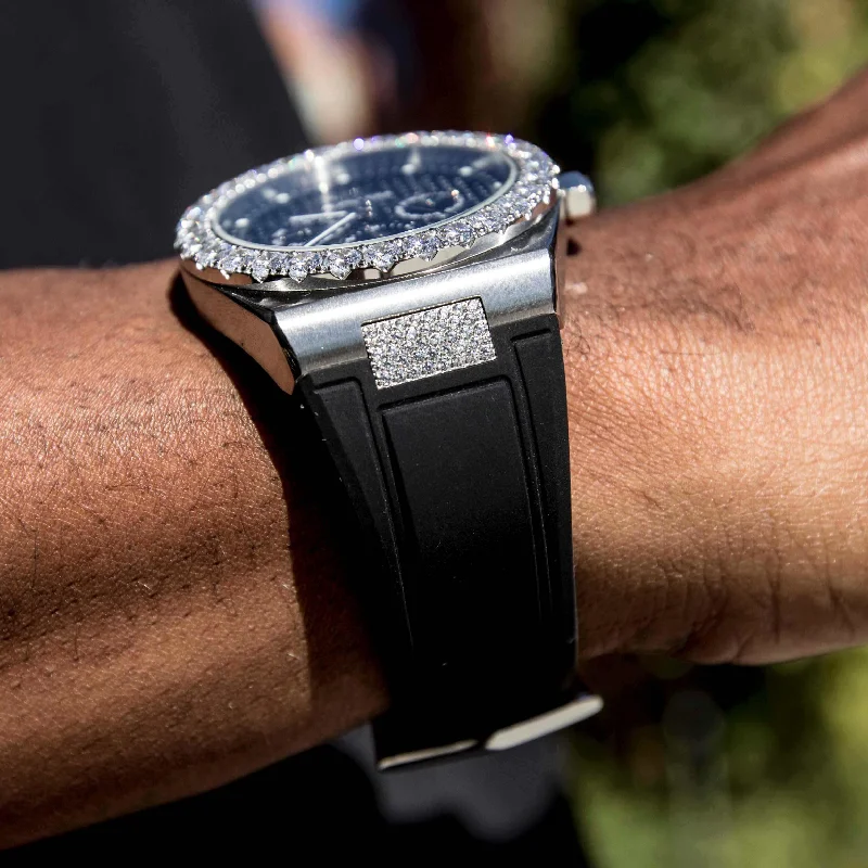 black-alpha-era-iced-bezel-w-rubber-strap