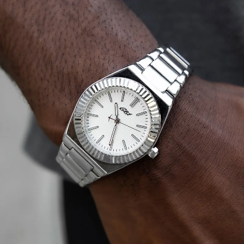 36MM Fluted Bezel Alpha Era in White Gold