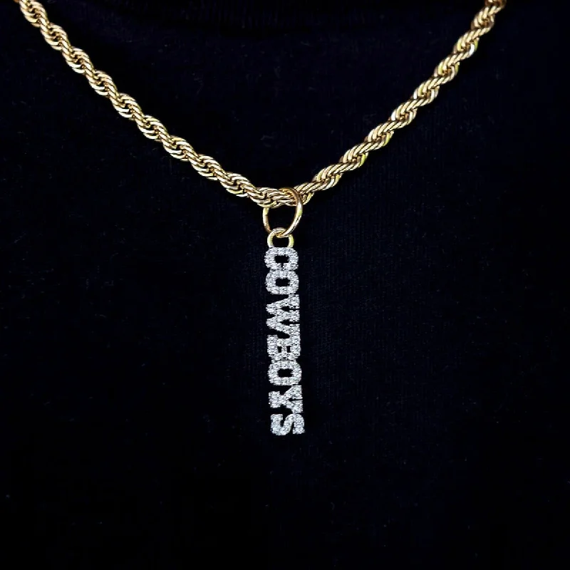 Dallas Cowboys Wordmark Pendant